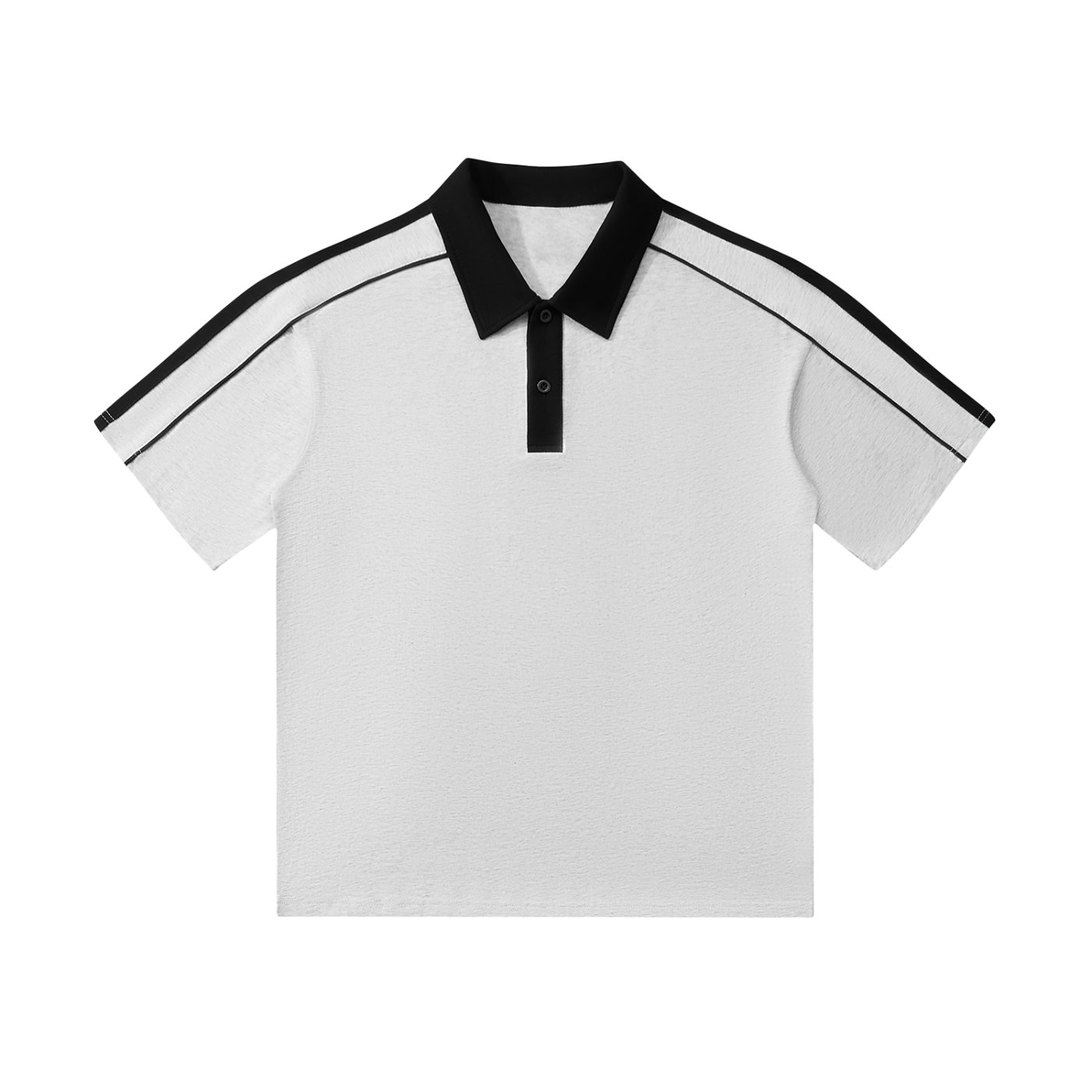 Plain Collar Polo Shirt