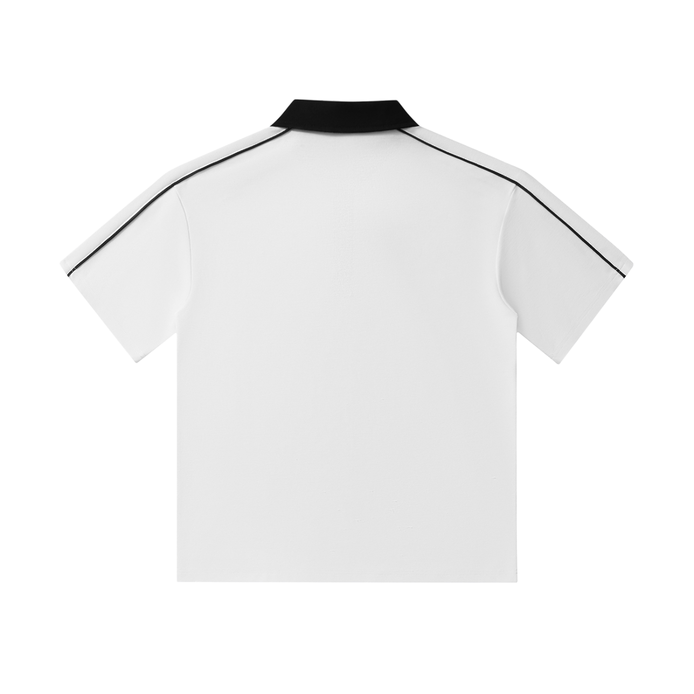 Plain Collar Polo Shirt