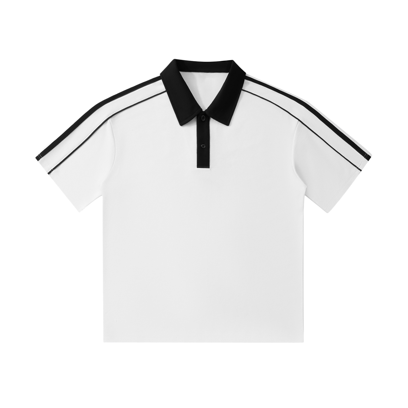 Plain Collar Polo Shirt